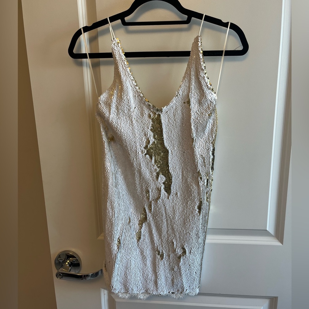 Sequin mini dress